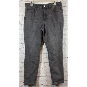 Universal Thread High Rise‎ Skinny Jeans Gray Wash Denim Comfort Stretch 12/31
